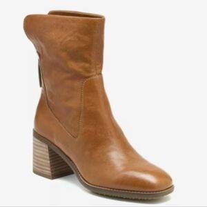 Kelsi Dagger "Brooklyn Dagger"Brown Leather Heeled Boots